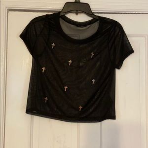 Black Crop Top